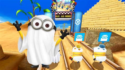 Minion Rush Endless Running Ghost Minion Time Attack In The Pyramids