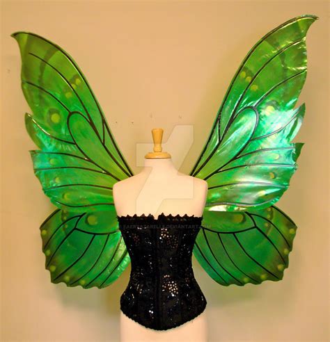 Delias Giant Green Butterfly Fairy Wings Front By Faeryazarelle On