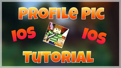 How To Make A Youtube Profile Picture On Ios Youtube