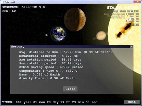 Solar System 3d Screensaver Clouddase