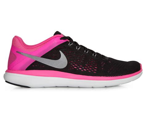 Top to bottom the women's nike flex 2016 rn running shoe is built to flex. Nike Women's Flex 2016 RN Running Shoe - Black/Fluro Pink ...