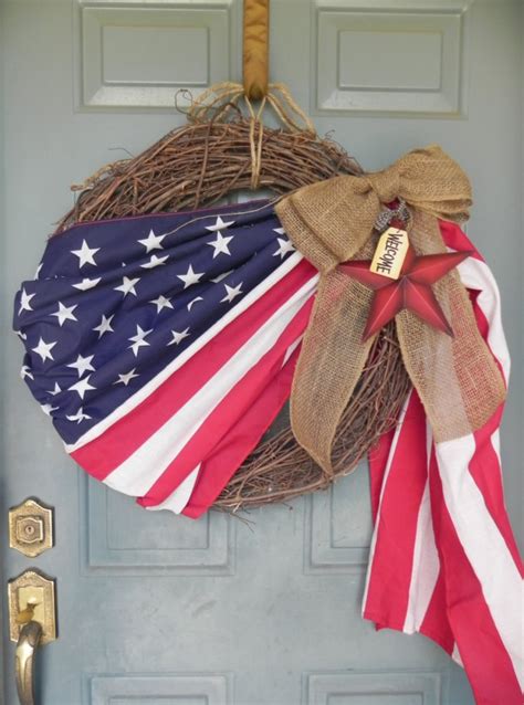 63 Creative Diy Patriotic Wreaths For The 4th Of July