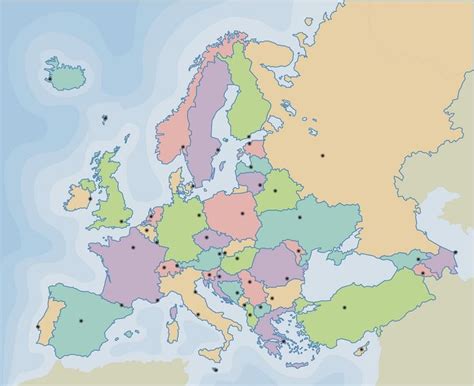 En Respuesta A La Disturbio Distribución Mapa Politico De Europa Para