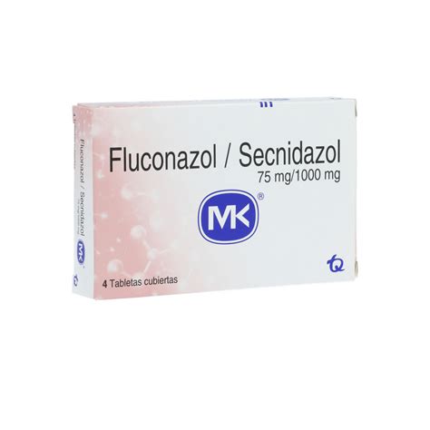 Fluconazolsecnidazol 75mg1000mg 4 Tabletas Recubiertas Droguería