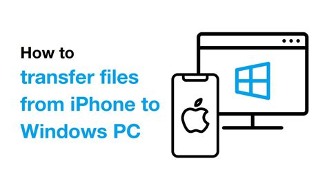 How To Transfer Files From Iphone To Windows Pc Youtube