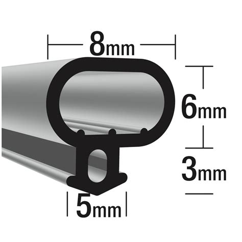 Stormguard Universal Upvc Replacement Seal 20 Metres White