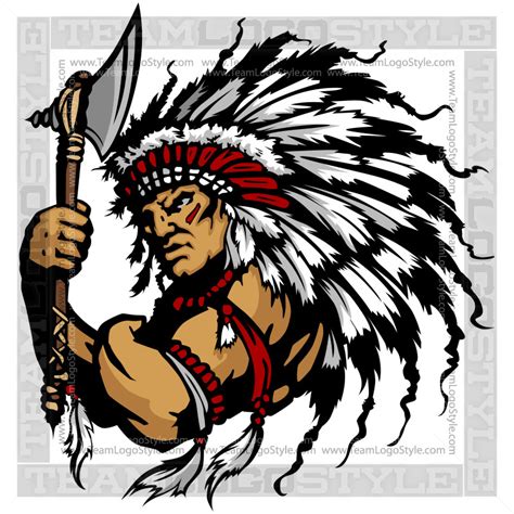 Indian Chief Clip Art Vector Clipart Indian Chief