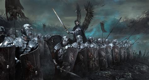 984805 Warrior Fantasy Art War Digital Art Wings Army Winged