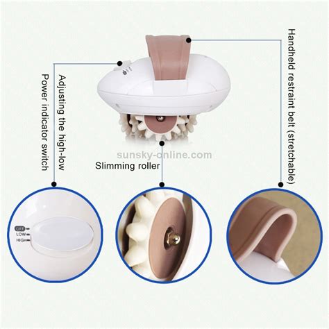 Sunsky 3d Mini Full Body Slimming Massager Roller Electric Slimmer Loss Weight Device Eu Plug
