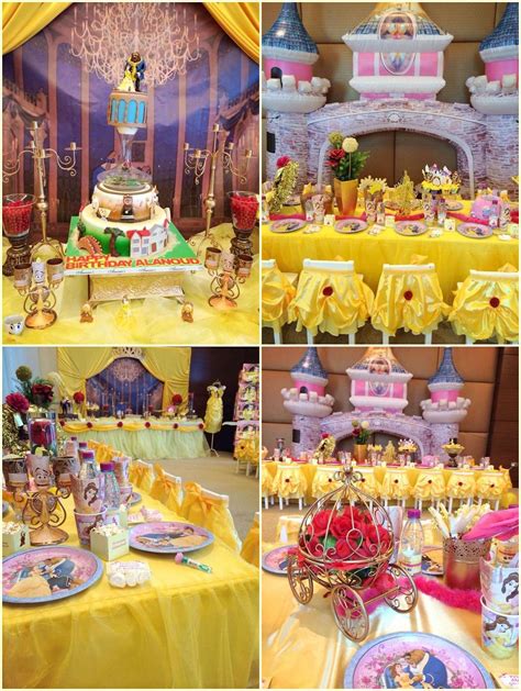 Chezmaitaipearls Princess Belle Party Decoration Ideas