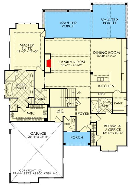 New American House Plan With Bonus Room Flexibility
