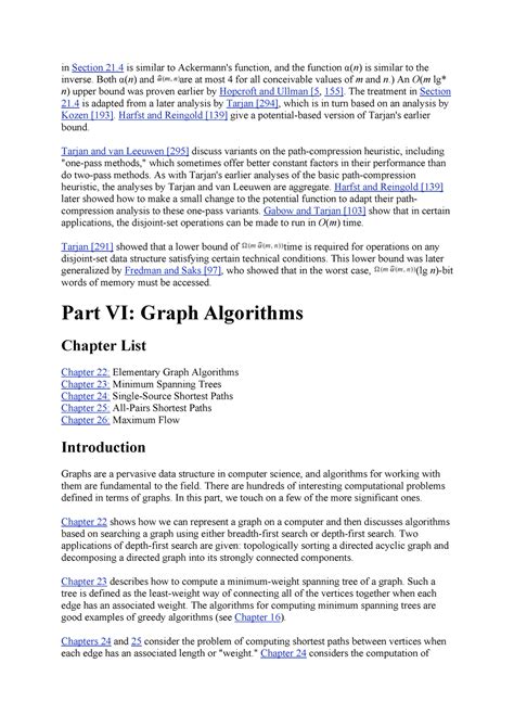 Algorithm Part Graph Algorithm Chapter 22 In Section 21 Is Similar