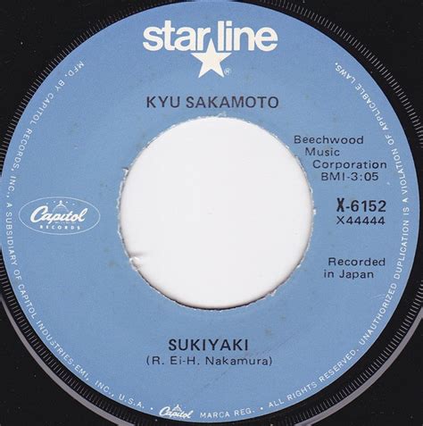 Kyu Sakamoto Sukiyaki 1981 Vinyl Discogs