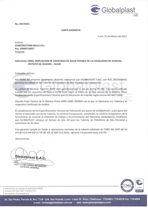 Carta garantia 21.03.17
