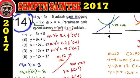 Contoh Soal Persamaan Garis Singgung Lingkaran Yang Sejajar Dengan