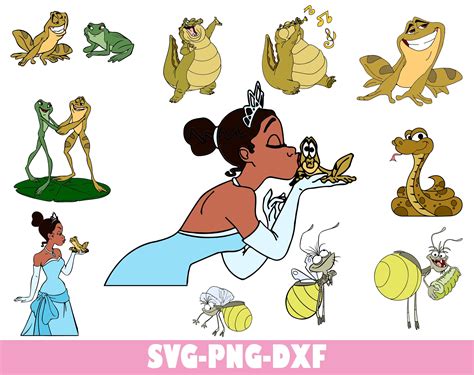 Princess Tiana And The Frog Svg Bundle Tiana Clipart Prince Naaven The Best Porn Website