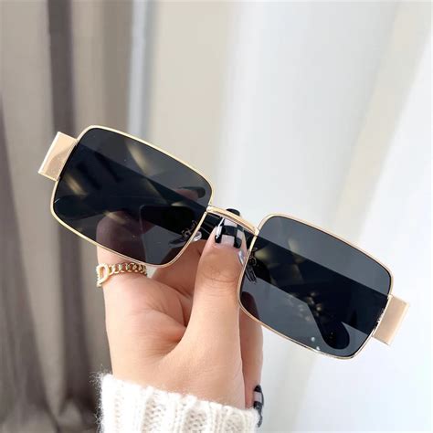 madeliny fashion brand sunglasses women luxury retro square sun glasses men steampunk rectangle