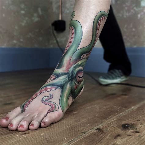 Octopus Foot Tattoo