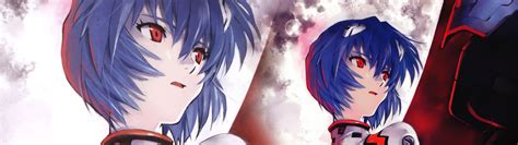 3840x1080 Ayanami Rei Neon Genesis Evangelion Moon Face Anime Girls