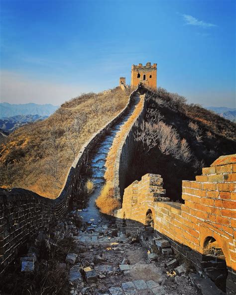 The Great Wall Of China At Jinshanling Rtravel