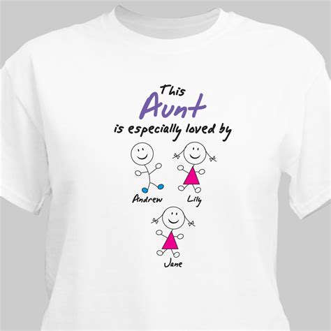 personalized aunt t shirt tsforyounow