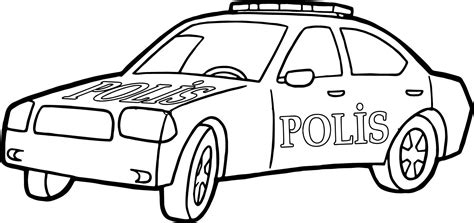 polis araba boyama