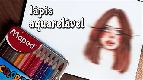 Usando Lápis Aquarelável Pela Primeira Vez Mateandro Youtube