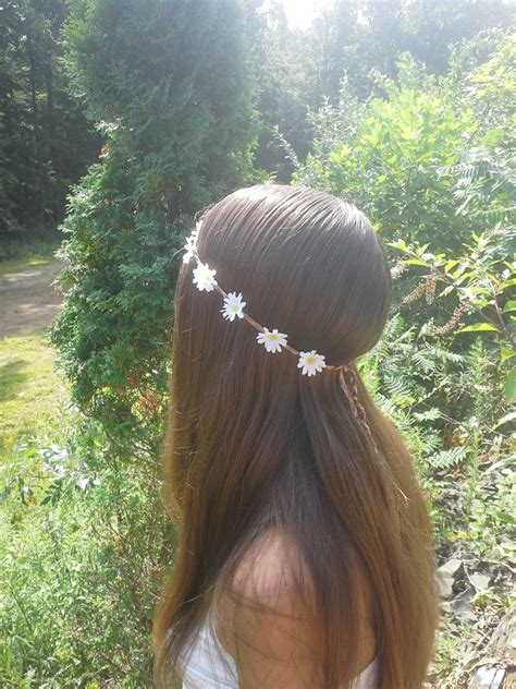 Daisy Headband Daisy Flower Crown Flower Headband White Daisy