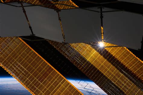 Iss Thermal Radiator And Solar Panels January Nd R Space