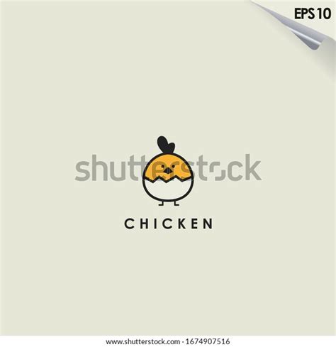 Chicken Egg Logo Design Chicken Egg Stock Vector Royalty Free