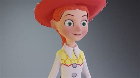 toy story jessie rigged 3d model rigged cgtrader