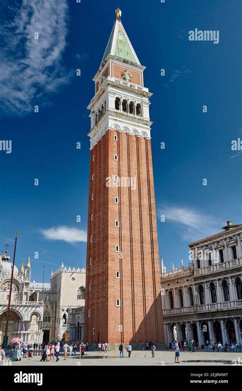 St Mark S Campanile Or St Mark S Tower At Saint Mark S Square Bell Tower Of St Mark S Basilica