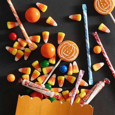 Candy corn is a type of small, triangular candy, typically divided into three sections of different colors, with a waxy texture and a flavor based on honey, sugar, butter, and vanilla. The History of Candy Corn: A Halloween Candy Favorite