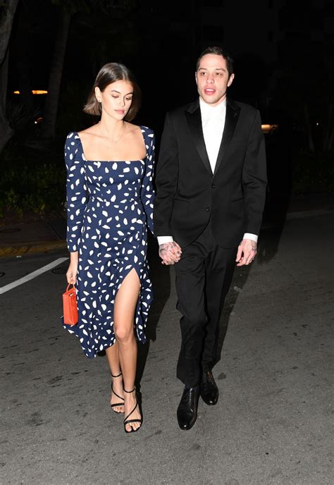 Pete davidson is spilling the beans. Kaia Gerber and Pete Davidson - Attend a Friend's Wedding ...