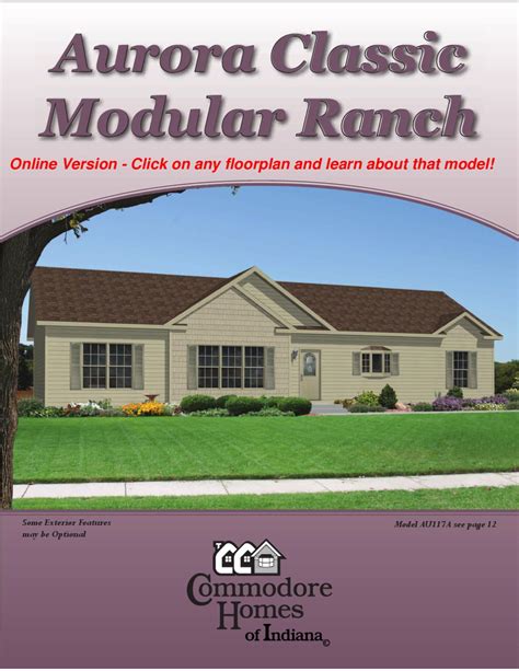 Aurora Classic Modular Ranch By Commodore Homes Llc Issuu