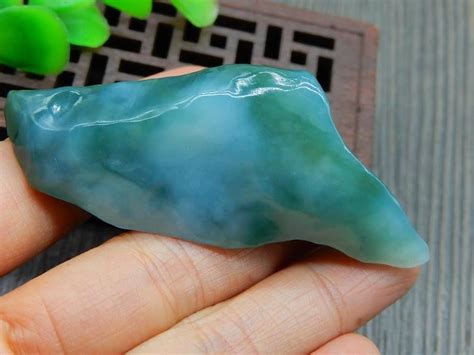 Natural Jade Rough Jadeite Raw 47g 69x35x22mm Jade Nature