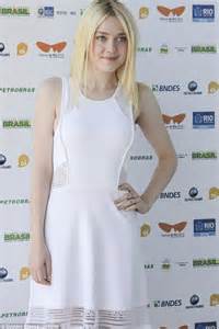 Dakota Fanning Wows In White At Rio Film Festival Premiere Of Night