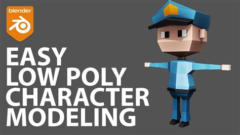 easy low poly character modeling in blender 2 9x youtube