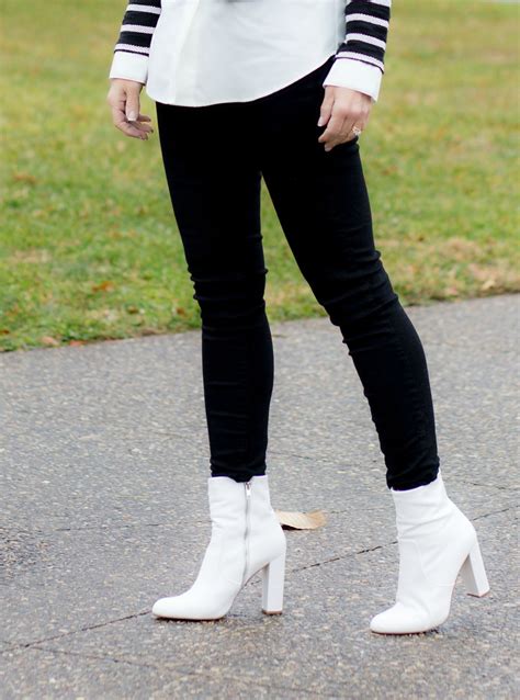 25 Days Of Winter Fashion How To Style White Boots Cyndi Spivey