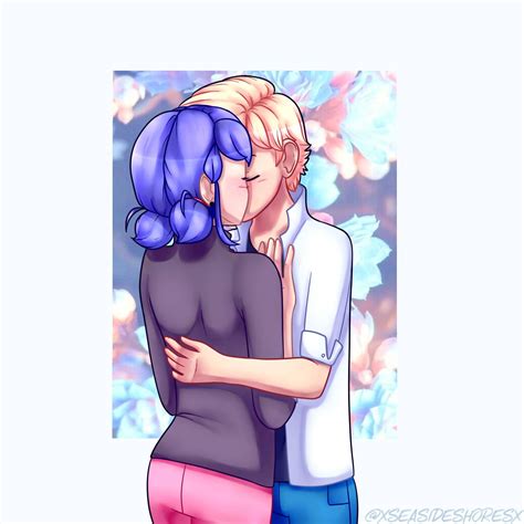 65 Kiss Miraculous Ladybug Adrienette Fanart Benedict Shanelle