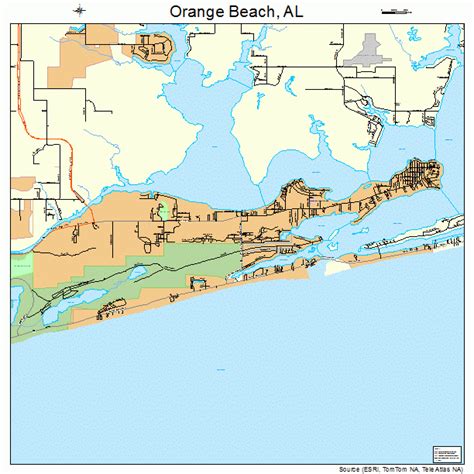 Top Map Of Orange Beach Alabama In The World Access Here