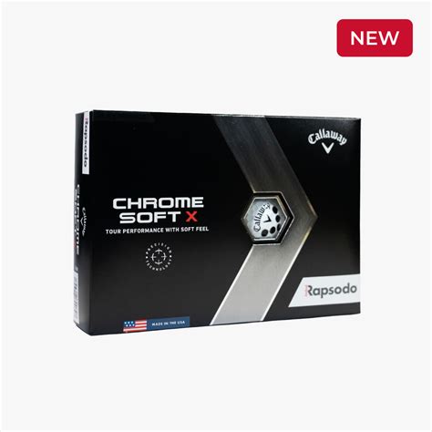 Callaway Rpt Chrome Soft X Golf Balls With Trackers Rapsodo