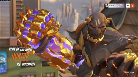 Overwatch 2 Thunder Doomfist Play Of The Game Killed 4 D Youtube