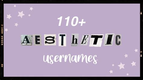 110 Aesthetic Names Inspired By Different Subjects Youtube