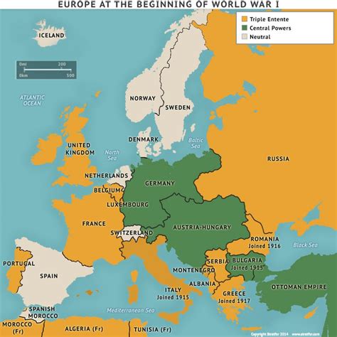 Europe At The Beginning Of World War I Stratfor