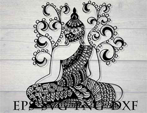 Download Layered Buddha Mandala Svg Free Printable - SVG Layered