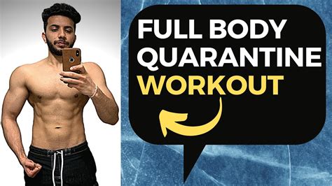 Quarantine Bodyweight Workout No Equipment Needed Full Body Workout