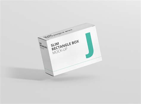 Download Box Mockup Slim Rectangle - Premium and Free Mockups
