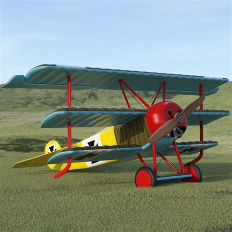 Dr1 live and embedded on shadownet. Fokker Dr1 3D Models falcontruth