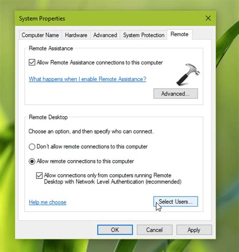 Remote desktop connection latest version: Add Users To Remote Desktop Group In Windows 10